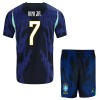 Camisola Brasil Vini JR. 7 Criança 2º Equipamento Mundial 2026 Manga Curta