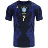 Camisola Brasil Vini JR. 7 Criança 2º Equipamento Mundial 2026 Manga Curta