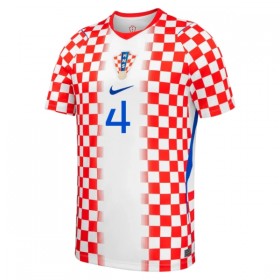 Camisola Croácia Gvardiol 4 1º Equipamento Mundial 2026 Manga Curta