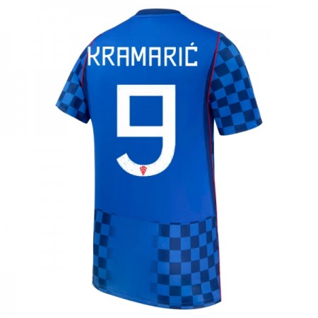 Camisola Croácia Kramaric 9 2º Equipamento Mundial 2026 Manga Curta