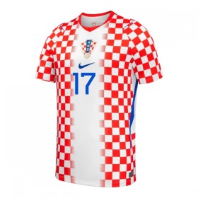 Camisola Croácia P. Sucic 17 1º Equipamento Mundial 2026 Manga Curta