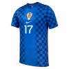 Camisola Croácia P. Sucic 17 2º Equipamento Mundial 2026 Manga Curta