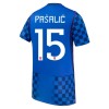 Camisola Croácia Pasalic 15 2º Equipamento Mundial 2026 Manga Curta