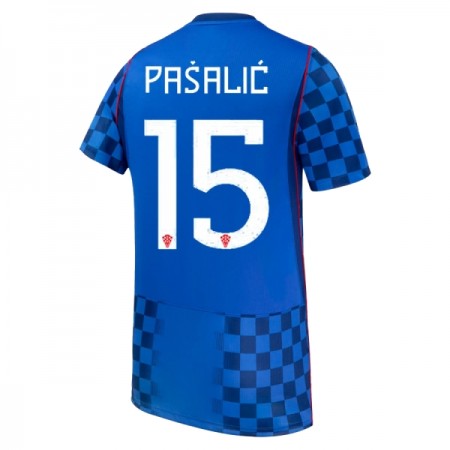 Camisola Croácia Pasalic 15 2º Equipamento Mundial 2026 Manga Curta