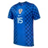 Camisola Croácia Pasalic 15 2º Equipamento Mundial 2026 Manga Curta