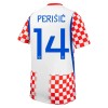 Camisola Croácia Perišić 14 Criança 1º Equipamento Mundial 2026 Manga Curta