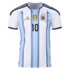 Camisola Argentina Maradona 10 Criança 1º Equipamento Mundial 2026 Manga Curta