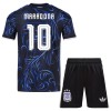 Camisola Argentina Maradona 10 Criança 2º Equipamento Mundial 2026 Manga Curta