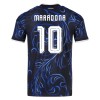 Camisola Argentina Maradona 10 Criança 2º Equipamento Mundial 2026 Manga Curta