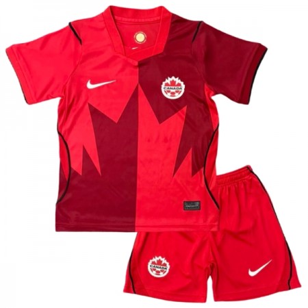 Camisola Canadá Criança 1º Equipamento Mundial 2026 Manga Curta