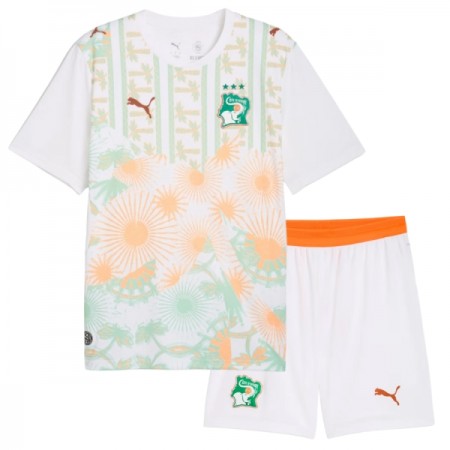 Camisola Costa do Marfim Criança 2º Equipamento Mundial 2026 Manga Curta