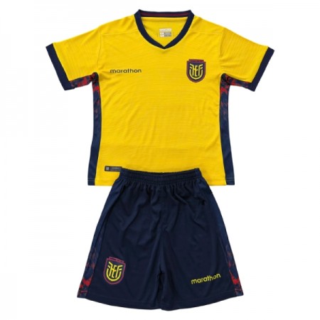 Camisola Ecuador Criança 1º Equipamento Mundial 2026 Manga Curta