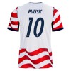 Camisola Estados Unidos Pulisic 10 1º Equipamento Mundial 2026 Manga Curta