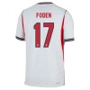 Camisola Inglaterra Foden 17 1º Equipamento Mundial 2026 Manga Curta