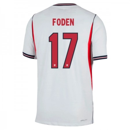 Camisola Inglaterra Foden 17 1º Equipamento Mundial 2026 Manga Curta