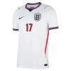 Camisola Inglaterra Foden 17 1º Equipamento Mundial 2026 Manga Curta