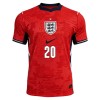 Camisola Inglaterra Palmer 20 2º Equipamento Mundial 2026 Manga Curta