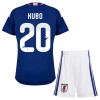 Camisola Japão Kubo 20 Criança 1º Equipamento Mundial 2026 Manga Curta
