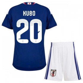 Camisola Japão Kubo 20 Criança 1º Equipamento Mundial 2026 Manga Curta