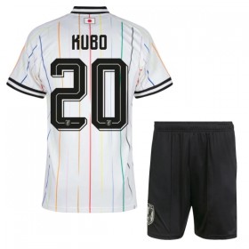 Camisola Japão Kubo 20 Criança 2º Equipamento Mundial 2026 Manga Curta