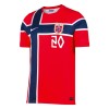 Camisola Noruega Nusa 7 1º Equipamento Mundial 2026 Manga Curta