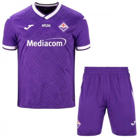 Camisola AC Fiorentina Criança 1º Equipamento 2026-27 Manga Curta