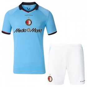 Camisola Feyenoord Rotterdam Criança 2º Equipamento 2026-27 Manga Curta
