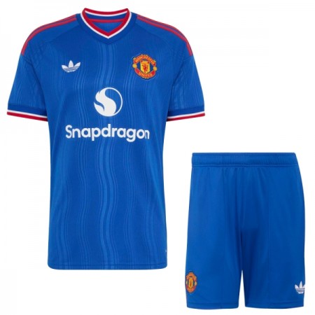 Camisola Manchester United Criança 2º Equipamento 2026-27 Manga Curta