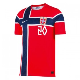 Camisola Noruega Nusa 20 Criança 1º Equipamento Mundial 2026 Manga Curta