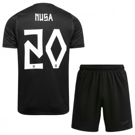 Camisola Noruega Nusa 20 Criança 2º Equipamento Mundial 2026 Manga Curta Camisola Noruega Nusa 20 Criança 2º Equipamento Mundial 2026 Manga Curta