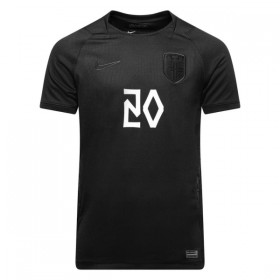 Camisola Noruega Nusa 20 Criança 2º Equipamento Mundial 2026 Manga Curta