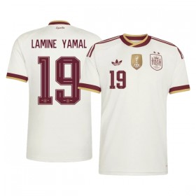 Camisola Espanha 2 Stars Lamine Yamal 19 2º Equipamento Mundial 2026 Manga Curta