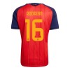Camisola Espanha 2 Stars Rodrigo 16 1º Equipamento Mundial 2026 Manga Curta