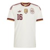 Camisola Espanha 2 Stars Rodrigo 16 Criança 2º Equipamento Mundial 2026 Manga Curta