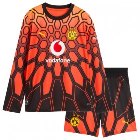 Camisola Borussia Dortmund Guarda Redes Criança 1º Equipamento 2026-27 Laranja Manga Comprida