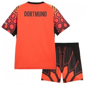 Camisola Borussia Dortmund Guarda Redes Criança 1º Equipamento 2026-27 Laranja Manga Curta
