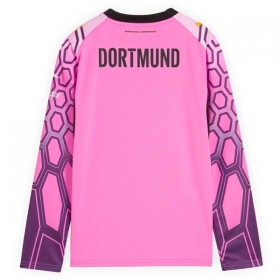 Camisola Borussia Dortmund Guarda Redes Criança 2º Equipamento 2026-27 Rosa Manga Comprida