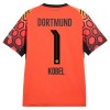 Camisola Borussia Dortmund Kobel 1 Guarda Redes 1º Equipamento 2026-27 Laranja Manga Curta