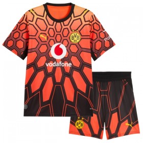 Camisola Borussia Dortmund Kobel 1 Guarda Redes Criança 1º Equipamento 2026-27 Laranja Manga Curta