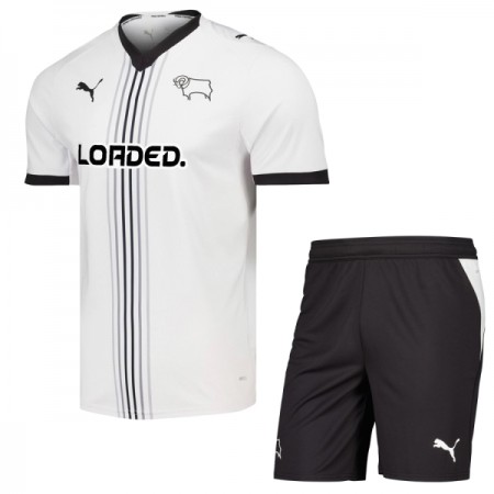 Camisola Derby County Criança 1º Equipamento 2026-27 Manga Curta