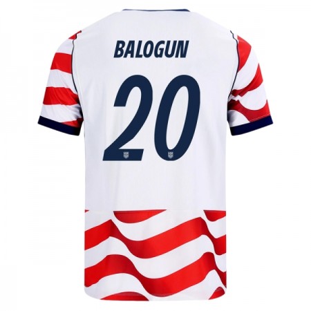 Camisola Estados Unidos Balogun 20 1º Equipamento Mundial 2026 Manga Curta