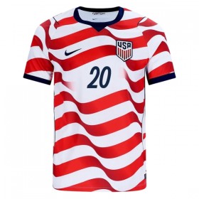 Camisola Estados Unidos Balogun 20 1º Equipamento Mundial 2026 Manga Curta