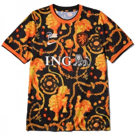 Camisola Holanda Pre-Match Mundial 2026 Manga Curta