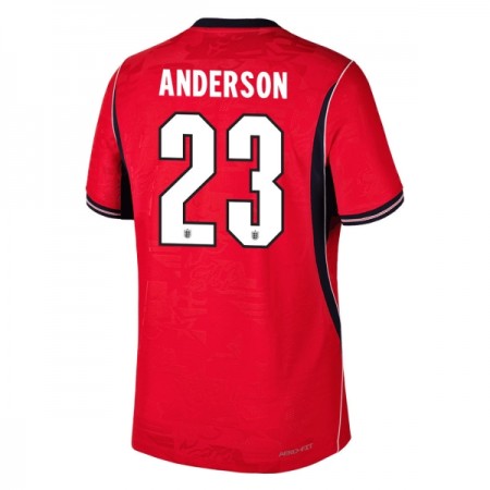 Camisola Inglaterra Elliot Anderson 23 2º Equipamento Mundial 2026 Manga Curta