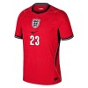 Camisola Inglaterra Elliot Anderson 23 2º Equipamento Mundial 2026 Manga Curta
