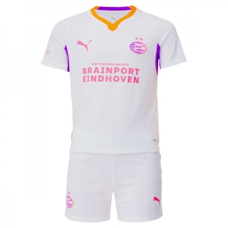 Camisola PSV Eindhoven Criança 2º Equipamento 2026-27 Manga Curta