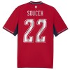 Camisola República Checa Soucek 22 1º Equipamento Mundial 2026 Manga Curta