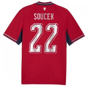 Camisola República Checa Soucek 22 1º Equipamento Mundial 2026 Manga Curta