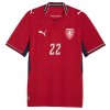 Camisola República Checa Soucek 22 1º Equipamento Mundial 2026 Manga Curta