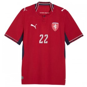 Camisola República Checa Soucek 22 1º Equipamento Mundial 2026 Manga Curta
